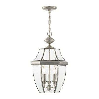 Livex Lighting Monterey 3 - Light Pendant in Brushed Nickel