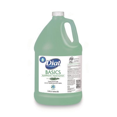 Dial Professional Basics MP Free Liquid Hand Soap, Honeysuckle, 3.78 L Refill Bottle - Pack of 4
