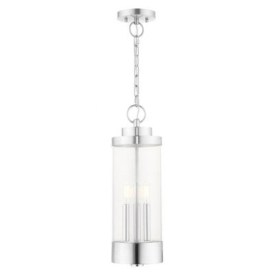 Livex Lighting Hillcrest 3 - Light Pendant in Polished Chrome