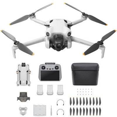 DJI Mini 4 Pro 4K HDR Drone Fly More Combo Plus RC 2 Remote CP.MA.00000740.01