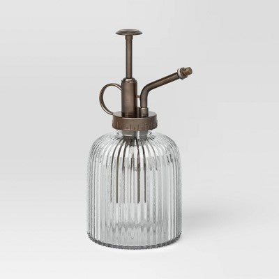 Indoor/Outdoor Glass Plant Mister With Plastic Pump - Threshold™