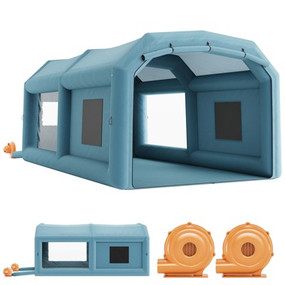 Inflatable Paint Booth, Inflatable Spray Booth Tent, Car Paint Tent with Air Filter System,Portable Spray Shelter for Car Motorcycle Paint