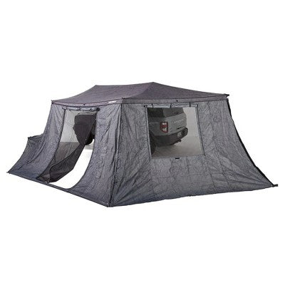 Yakima OverNOut 180 Wall Kit Awning Accessory with Wall and Door Panel, Zips Onto Any Section of Awning For Added Protection from Sun or Weather, Gray
