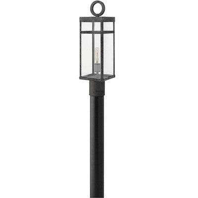 Hinkley Porter 22 3/4" High Aged Zinc Outdoor Post Light