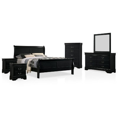 6pc Sliver Sleigh Bedroom Set - HOMES: Inside + Out