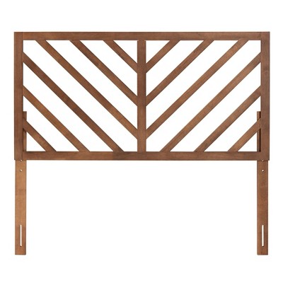 Belisma Wood Headboard Ash Walnut - Baxton Studio