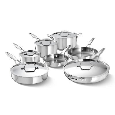 Calphalon Premier Stainless Steel Cookware Set