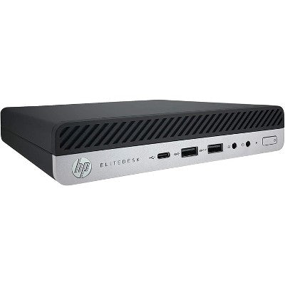 HP 800 G4-MINI Certified Pre-Owned PC, Core i5-8500T 2.1GHz, 16GB Ram, 500GB M.2-NVMe, Win11P64, Manufacturer Refurbished