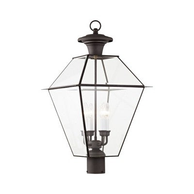 Livex Lighting Westover 4 - Light Post Light in Bronze