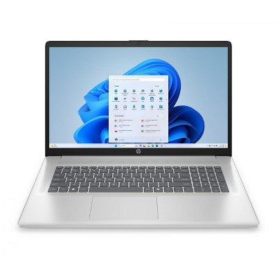 HP 17.3" FHD IPS Notebook AMD Ryzen 5 7430U 8GB RAM 256GB SSD Natural Silver - AMD Ryzen 5 7430U Hexa-Core