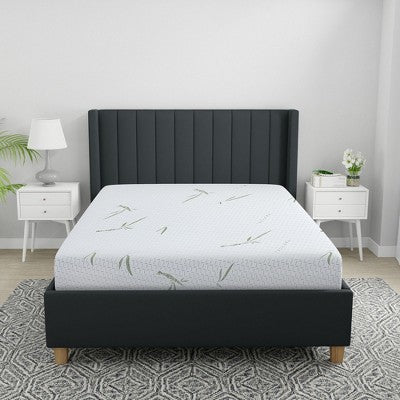 Okak 8/10IN Bamboo Rayon Memory Foam Mattress, Breathable Medium Firm Mattress, Preasure-Relief Mattress for Home, Hotel