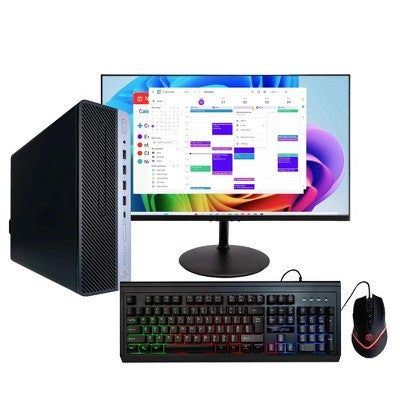 Refurbished HP ProDesk 600G4 Desktop Computer-Intel i5-NVIDIA GeForceGT 1030-16GB RAM-1TB SSD-Keyboard & Mouse-Windows 11 Pro-Manufacturer Refurbished
