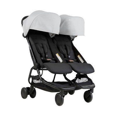 Mountain Buggy Nano Duo Stroller in Silver