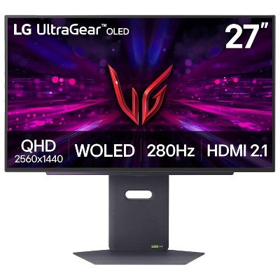 LG 27 Inch UltraGear OLED QHD 280Hz 0.03ms G-Sync Gaming Monitor - 27GX700A-B