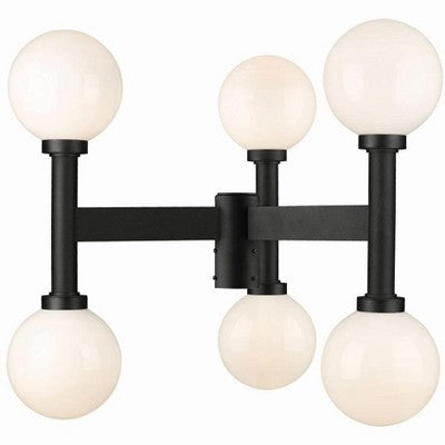 Z-Lite Laurent 6 - Light Post Light in Black