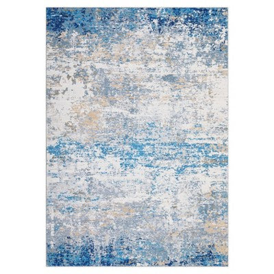 Washable Modern Abstract Large Area Rugs, Indoor Soft Non Slip Floor Carpet for Bedroom Living Room Home Office