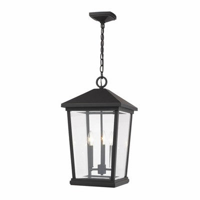 Beacon 3-Light Outdoor Hanging Light - Aluminum, Dimmable, Damp Rated, 12" x 21.5"