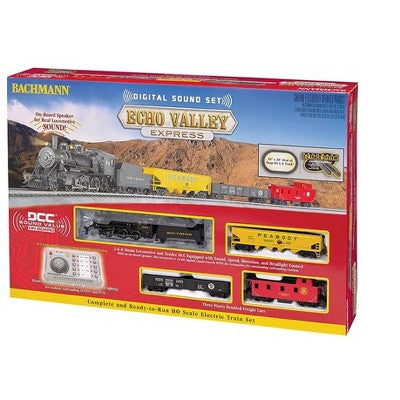 Bachmann Trains - Echo Valley Express DCC Sound Value Ready To Run Electric Train Set - HO Scale