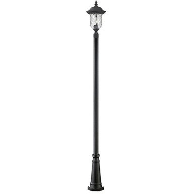 Z-Lite Armstrong 2 - Light Post Light in Black