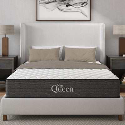 Okak Modern 10/12Inch Cooling Gel Hybrid Mattress with Memory Foam for Comfy Sleep,Medium Feel Bed Mattresses
