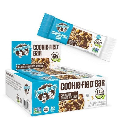 Lenny & Larry's The Complete Cookie-fied Bars - Chocolate Almond Sea Salt - 9ct