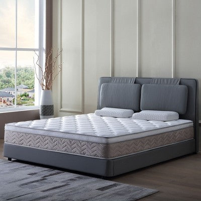 Okak Modern 12Inch CertiPUR-US Certified Hybrid Mattress with Memory Foam for Comfy Sleep,Medium Feel Bed Mattresses