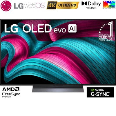 LG 42 Inch Class C5 Series OLED evo 4K UHD Smart webOS TV 2025 (Refurbished)