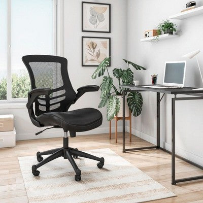 CAVINAS Mesh Office Chair with Wheels,Ergonomic Gaming Chair with Lumbar Support,Swivel Desk Chair for Adult,Student