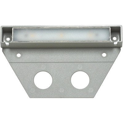 Hinkley Nuvi 5" Wide Silver LED Deck Lights Set of 10