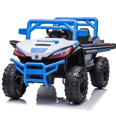 TopComfy Baby Walkers Kids Ride Four Drive Ride On Car Kids Gift Safe Durable Reliable Smooth Outdoor Play Toy for for Kids, Blue, 39.3"*22.8"*15.3"