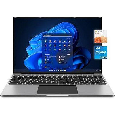 jumper 16 Inch Laptop, 4-Core N95 Processor, Up to 3.4Ghz, 16GB RAM, 640GB Storage, 1 Year Office 365, 1200p FHD IPS Display, WiFi-6, 38Wh Battery