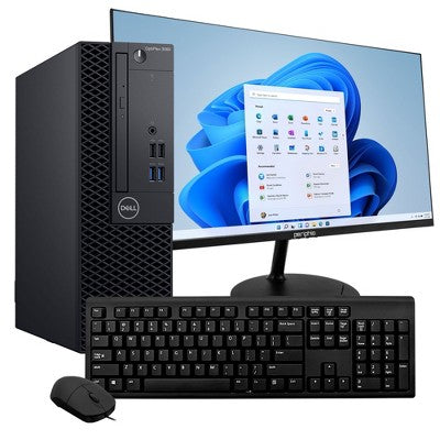 Refurbished Dell Optiplex 3060 Desktop Computer-Hexa Core Intel i5 (3.2)-8GB DDR4 RAM-500GB SSD-Windows 11 Pro-Manufacturer Refurbished