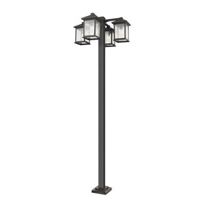 Z-Lite Portland 4 - Light Lantern in Oil Rubbed Bronze