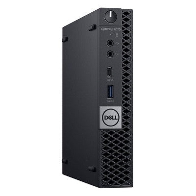 Refurbished Dell OptiPlex 7070, Micro Desktop, Intel Core i5-9500T, 2.20GHz, 16GB RAM, 256GB SSD, Windows 10 Pro - Manufacturer Refurbished