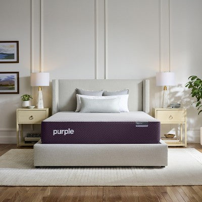 Purple Restore® Hybrid Mattress Firm with GelFlex Grid and Coil System, Grey, Twin XL