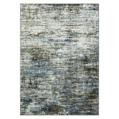 Washable Modern Abstract Living Room Bedroom Rugs, Indoor Contemporary Non Slip Floor Cover for Dining Room Home Office