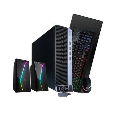 Refurbished HP ProDesk 600G4 Desktop Computer-Intel i5-16GB RAM-250GB NVMe+500GB SSD-Keyboard&Mouse-Speaker-Webcam-Win 11 Pro-Manufacturer Refurbished