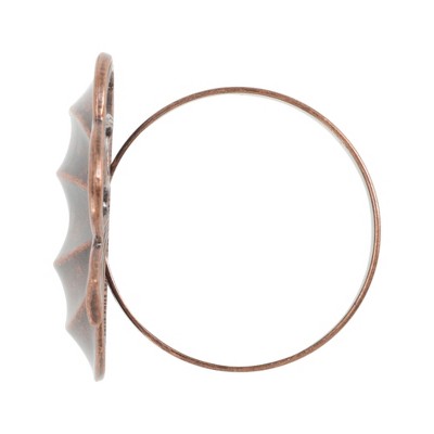Unique Bargains Napkin Rings Pumpkin Stainless Steel Copper 1 Pc