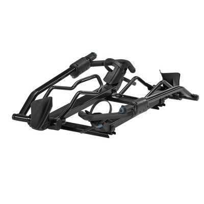 Yakima EXO DoubleUp 2 Bike Capacity Hitch Bike Rack with StrongArm Design, SpeedKnobs, and SKS Lock for EXO SwingBase or EXO TopShelf, Black