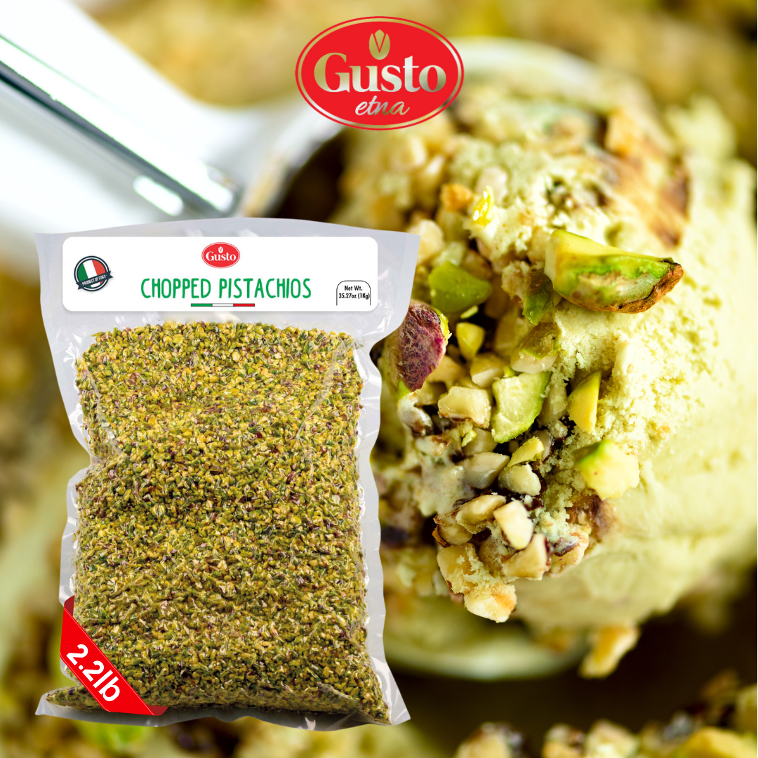 Gusto Etna, Raw Chopped Pistachios, 2.2 lb (1kg)