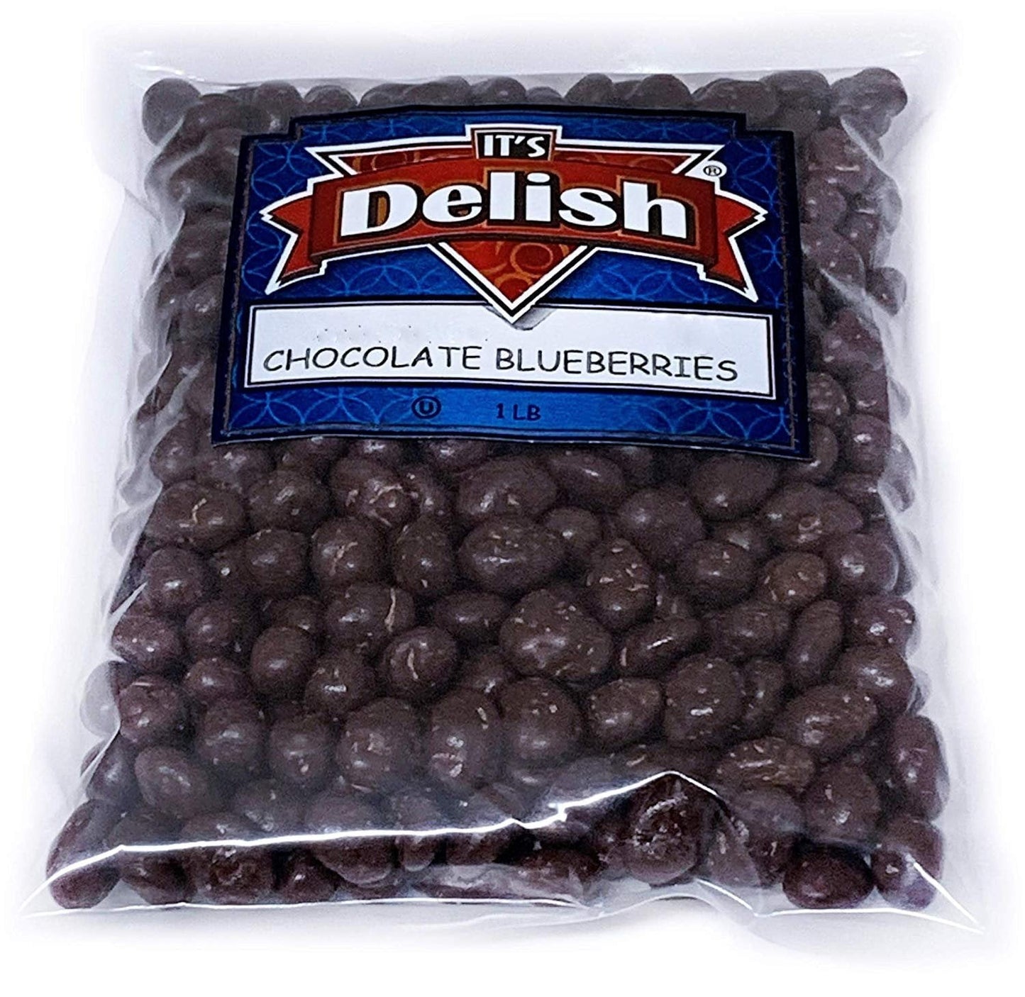Gourmet Dark Chocolate Covered Blueberries By Its Delish, 5 Lbs Bulk
