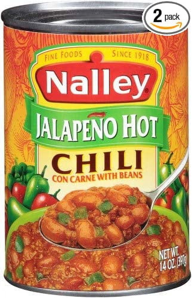 Nalley Jalapeno Hot Chili Con Carne With Beans (Pack Of 2)