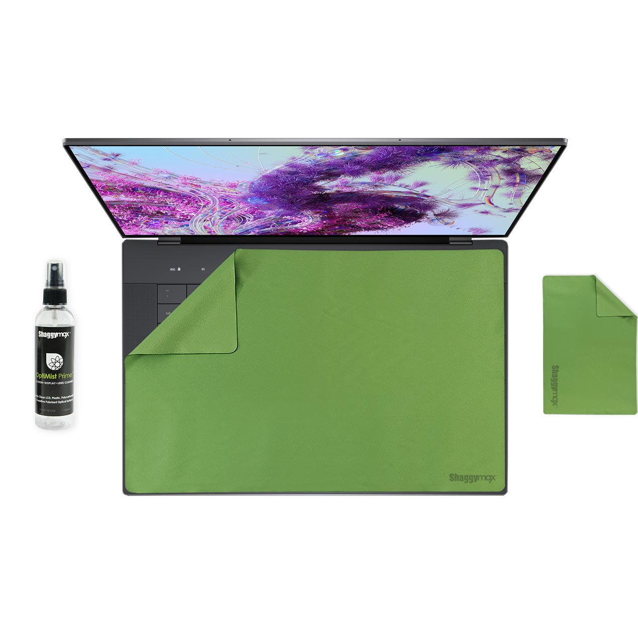 16" Laptop Screen Protector Keyboard Cover Microfiber & Cleaning Kit UnderWare Pac