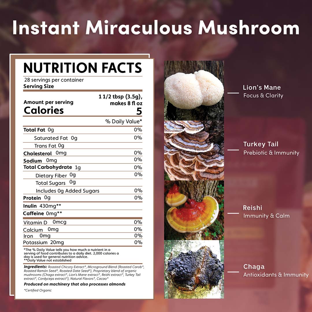Instant Miraculous Mushrooms® Adapt & Protect Herbal Coffee