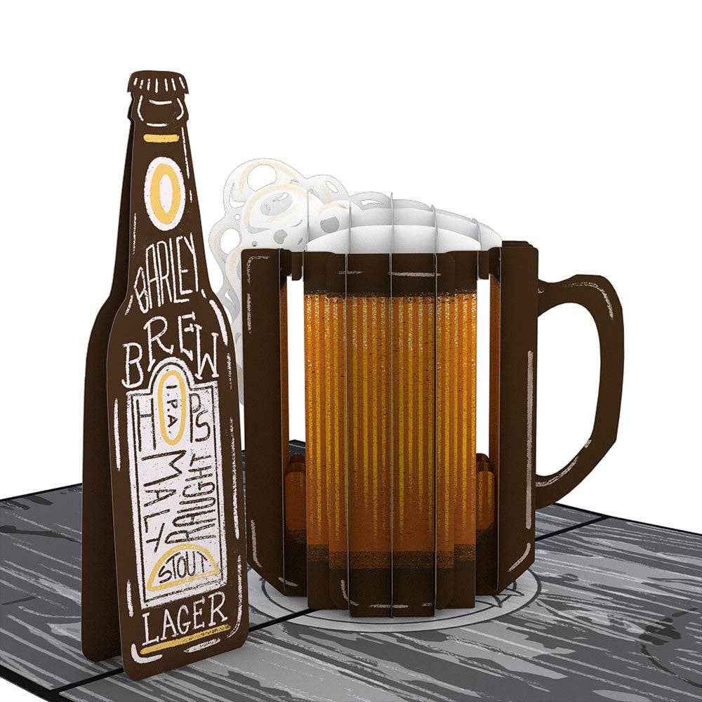 Beer 5*7 inch Pop-Up Card
