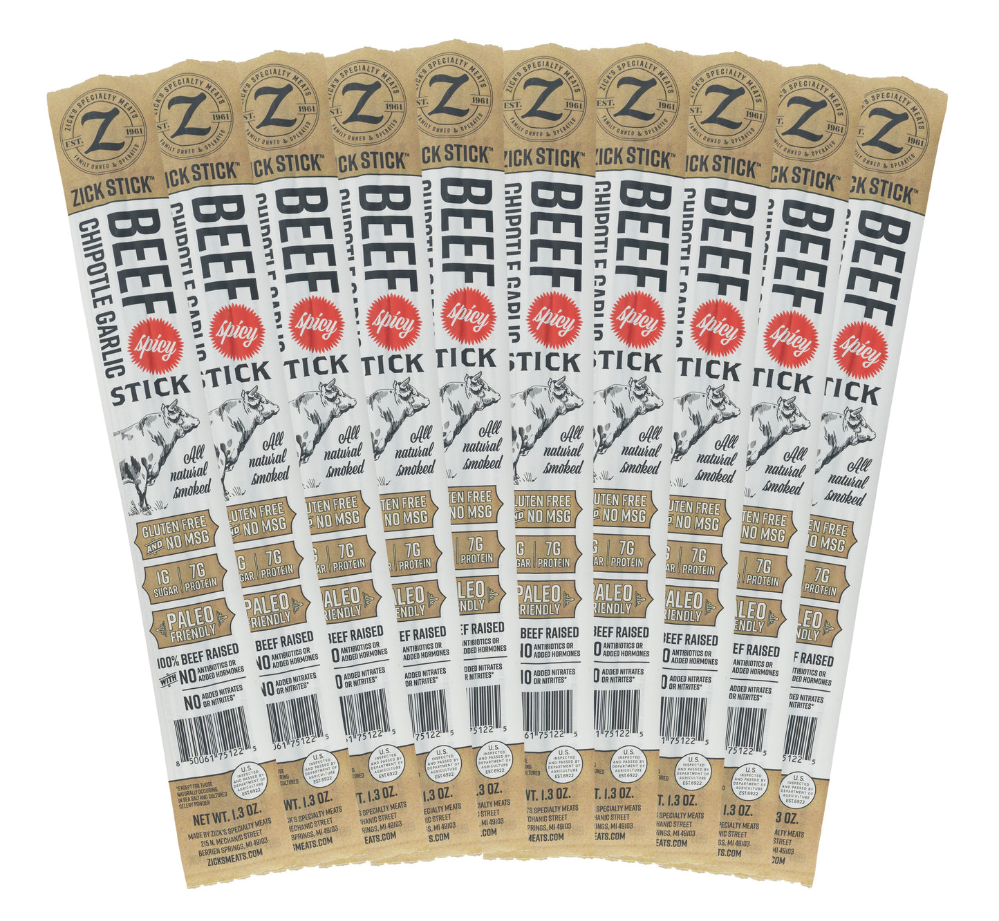 Zick Stick Spicy Chipotle Garlic – 1.3oz