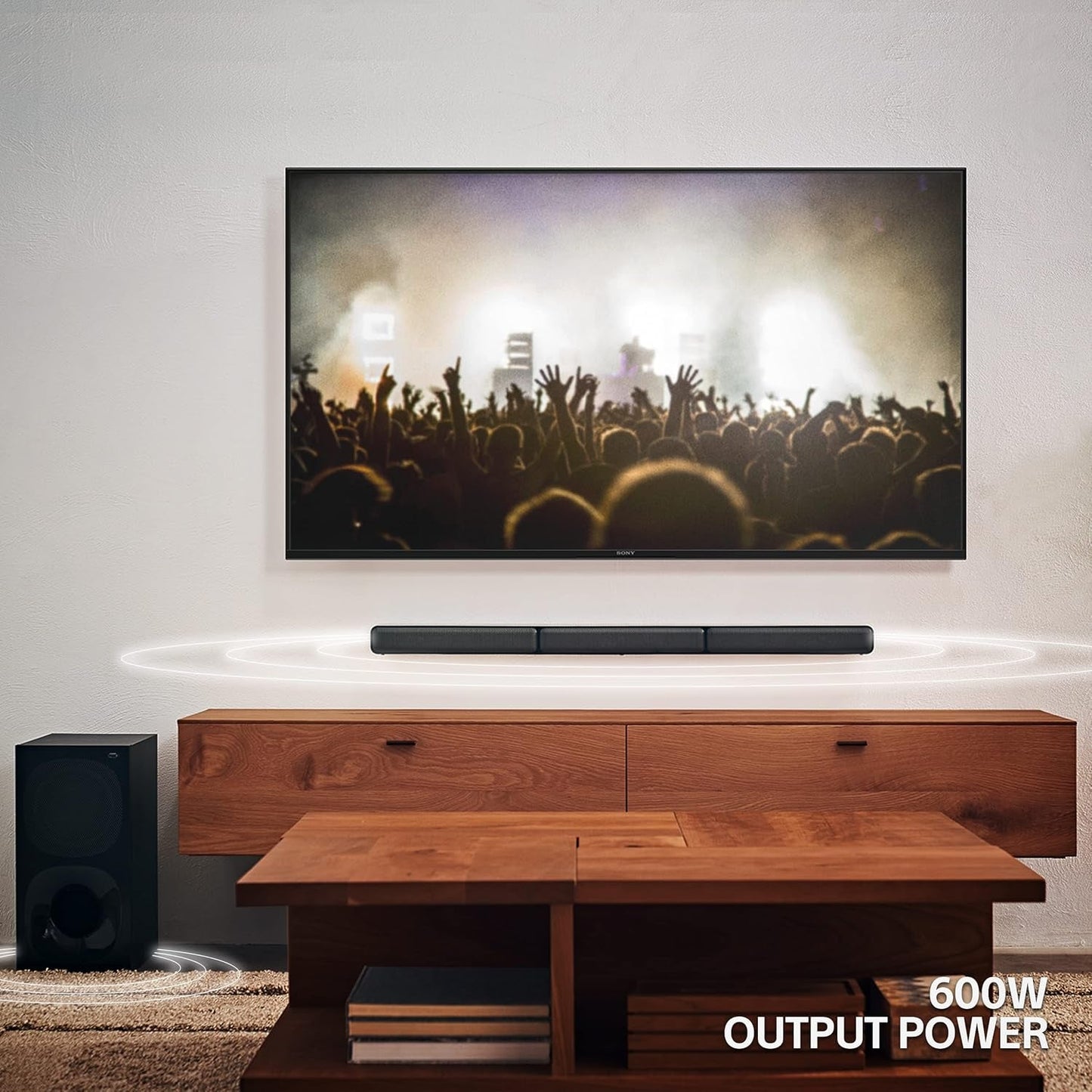 HT-S40R 5.1Ch Home Theater Soundbar System,Black