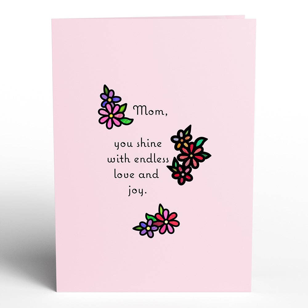 5x7" Floral Mom Suncatcher Card