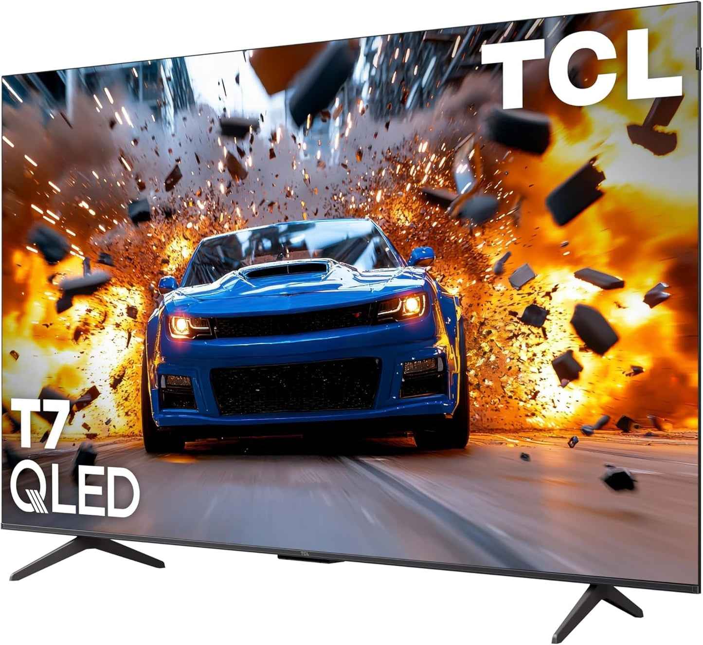 65 Inch Class T7 Series | 4K QLED HDR | 65T7, 2025 Model | 120HZ-144HZ High Brightness Smart Google TV Dolby Atmos Audio | Voice Remote Alexa Gaming Streaming Television