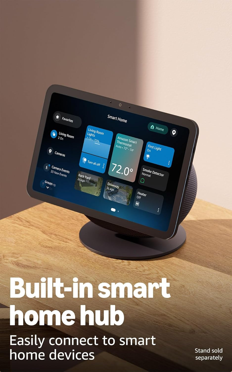 Echo Show 8 (2025 Release) with  Adjustable Stand | Graphite